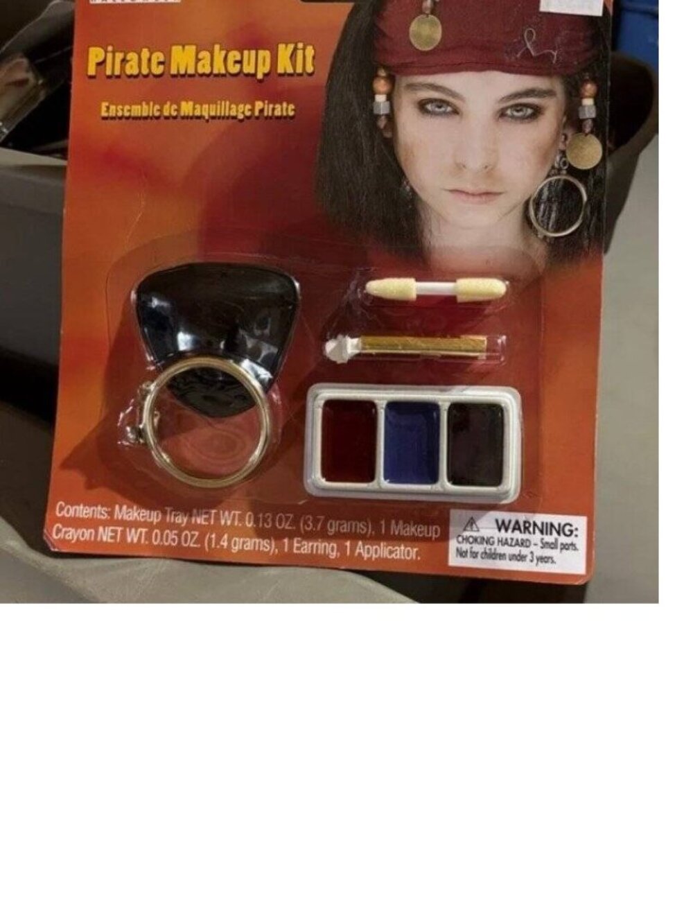 Pirate Halloween Costume Accessory Makeup Adult Teen 14+
